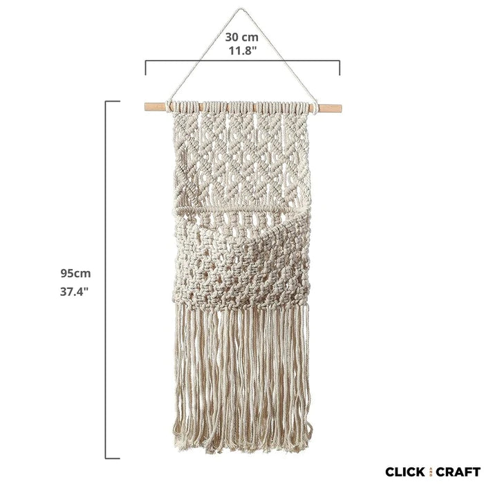 Macrame Wall Hanging Bag