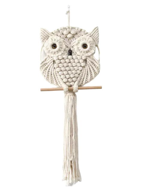 Owl Macrame Wall Hanging