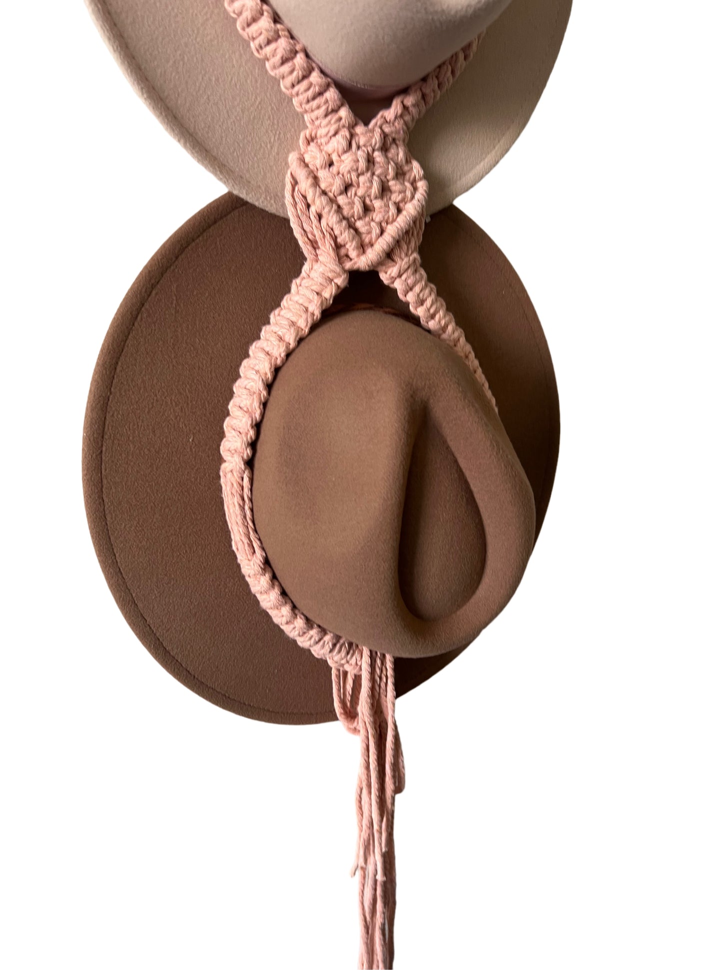 Macrame Hat Hanger - Double