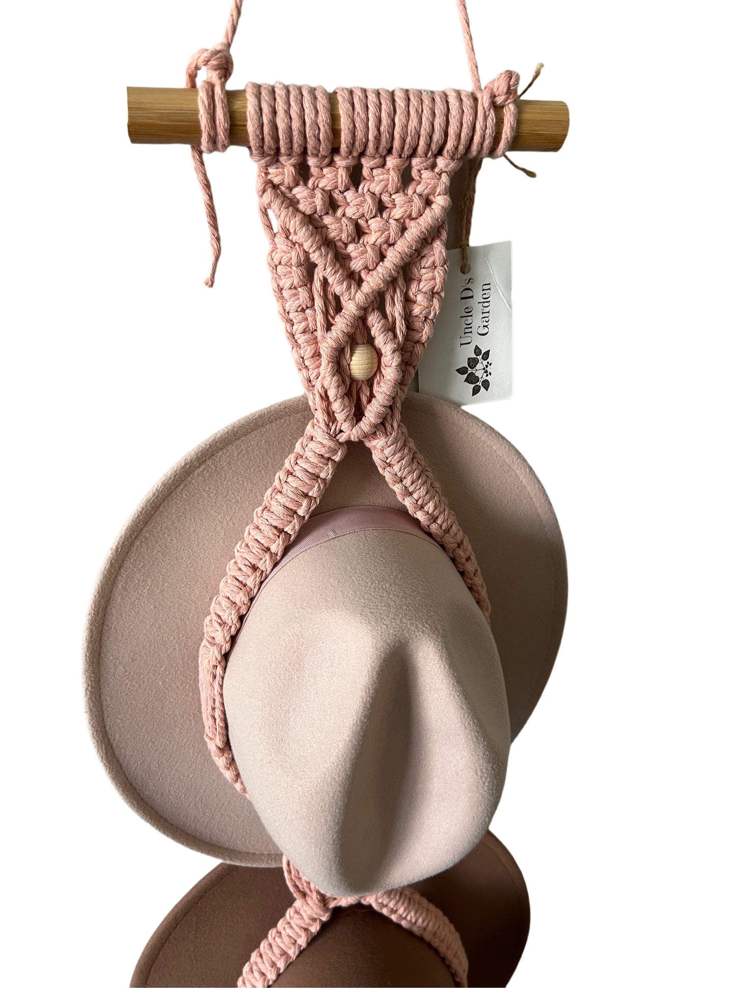 Macrame Hat Hanger - Double