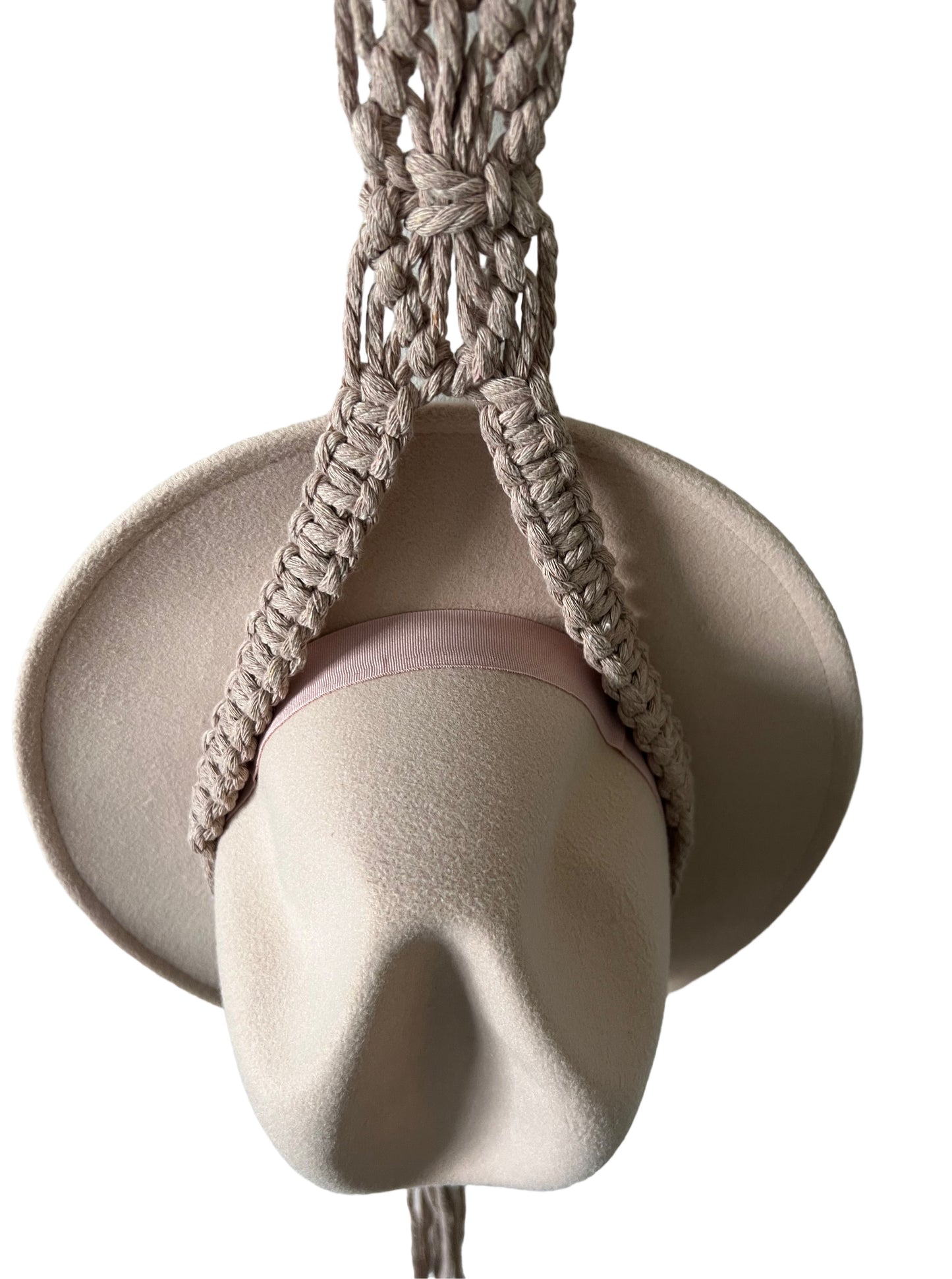 Macrame Hat Hanger - Single