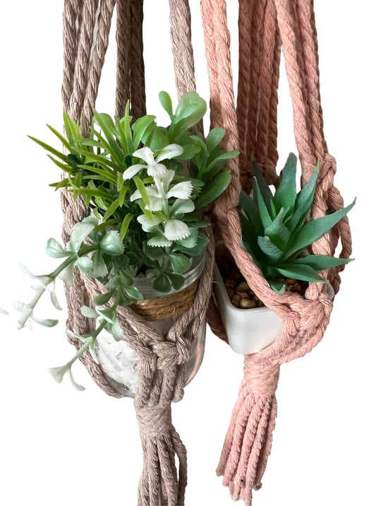 Macrame Mini Plant Hanger