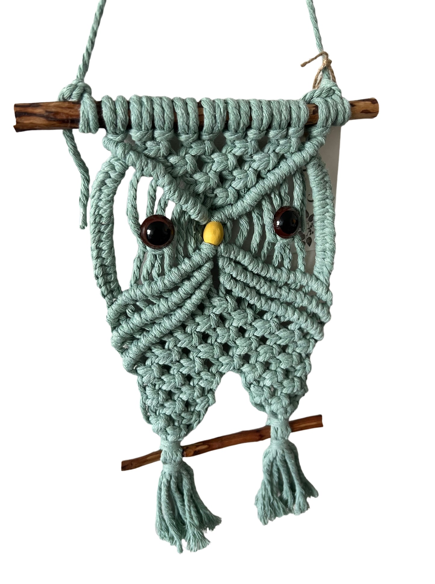 Owl Macrame Wall Hanging