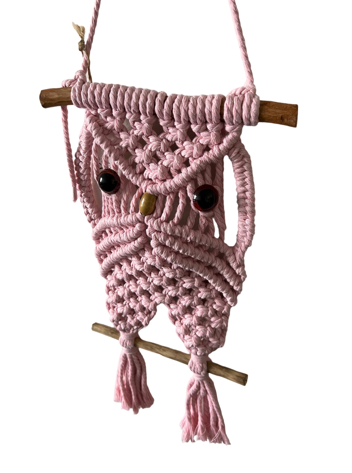 Owl Macrame Wall Hanging