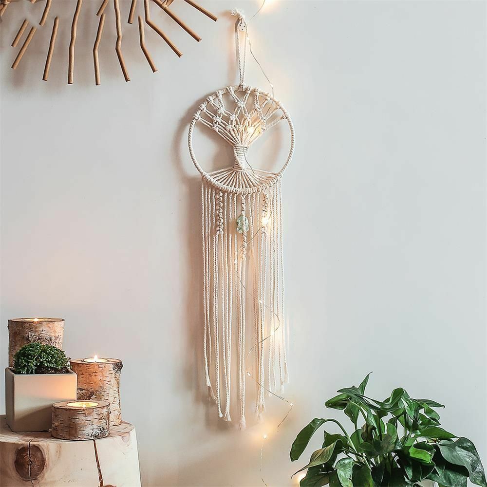 Dreamcatcher Macrame Moon and Star Home Decor