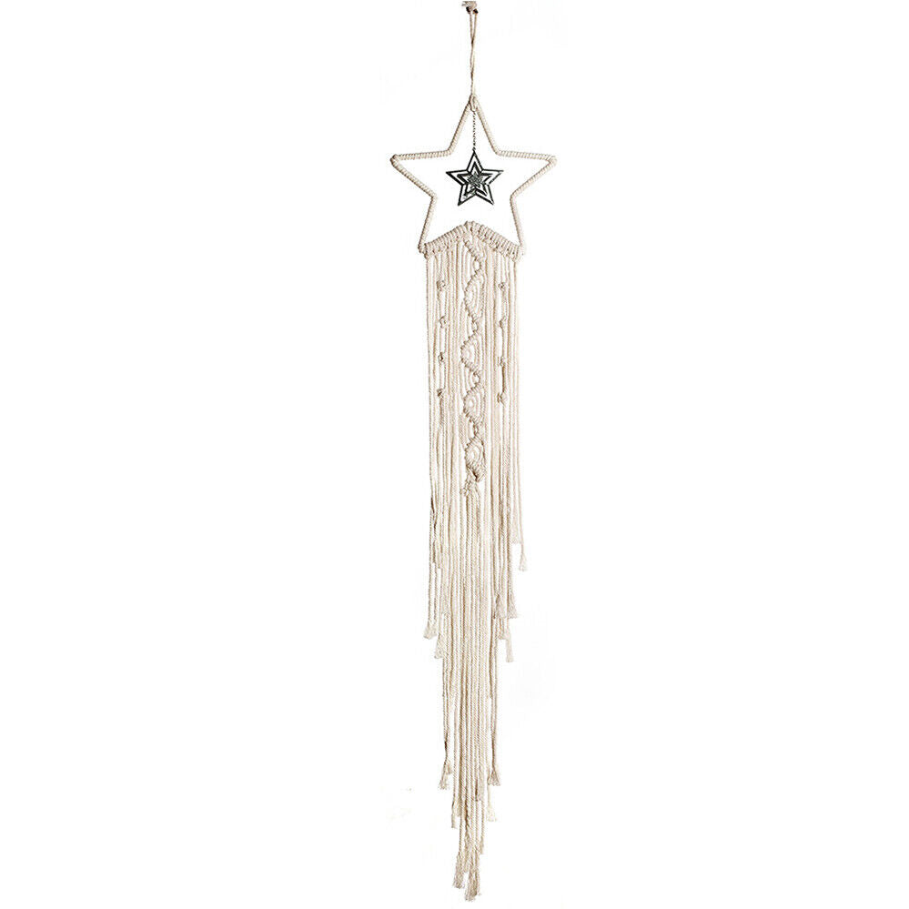 Dreamcatcher Macrame Moon and Star Home Decor